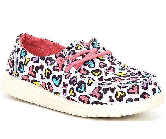 Hey Dude Girl's Wendy Toddler - White Leopard