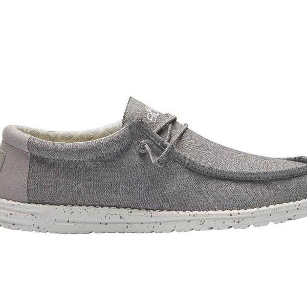 Hey Dude Men's Wally Chambray - Frost Grey
