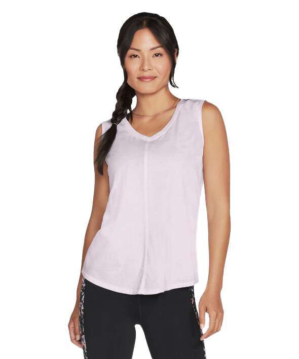 Skechers WOMEN'S Diamond Wash Hatha V-neck Tank