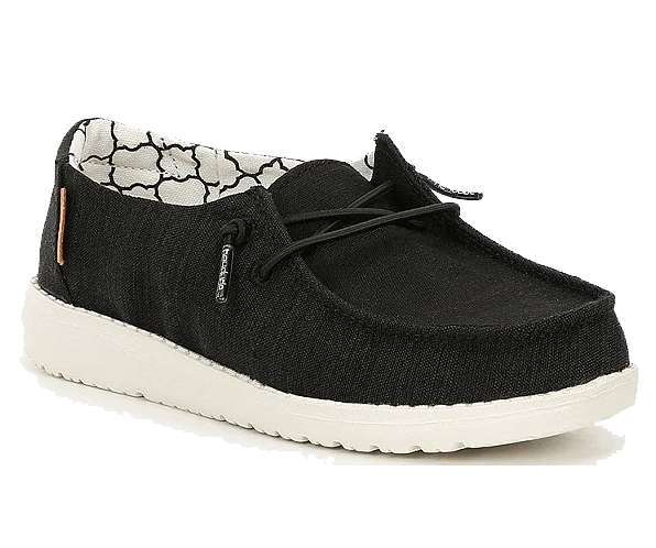 Hey Dude Girl's Wendy Toddler - Linen Black