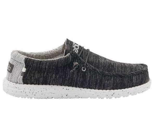 Hey Dude Men's Wally Stretch Shoes - Meteorite
