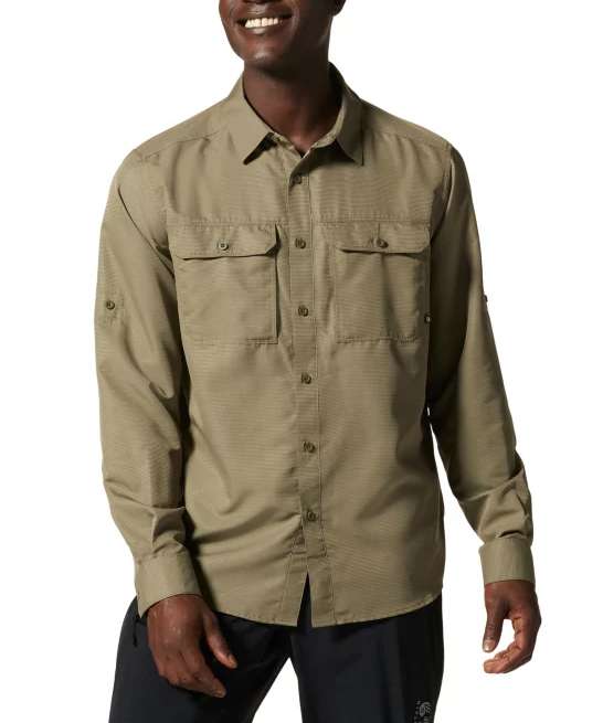 Mountain Hardwear Men's Canyon Long Sleeve Buttoned Shirt