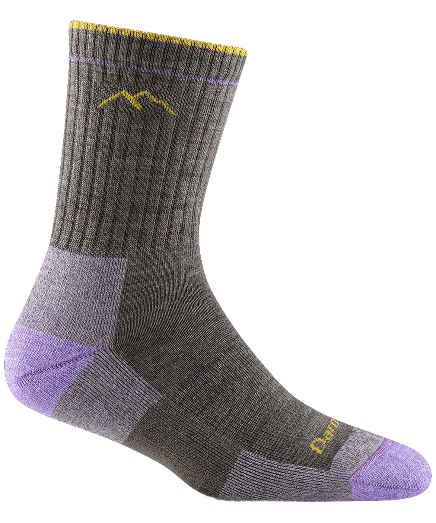 Darn Tough Women's Hiker Micro Crew Midweight Hiking Sock - Taupe