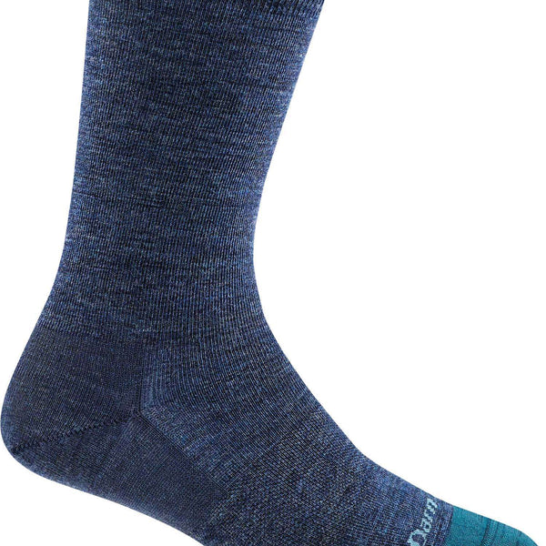 Darn Tough Women's Solid Basic Crew Lightweight Lifestyle Socks - Denim