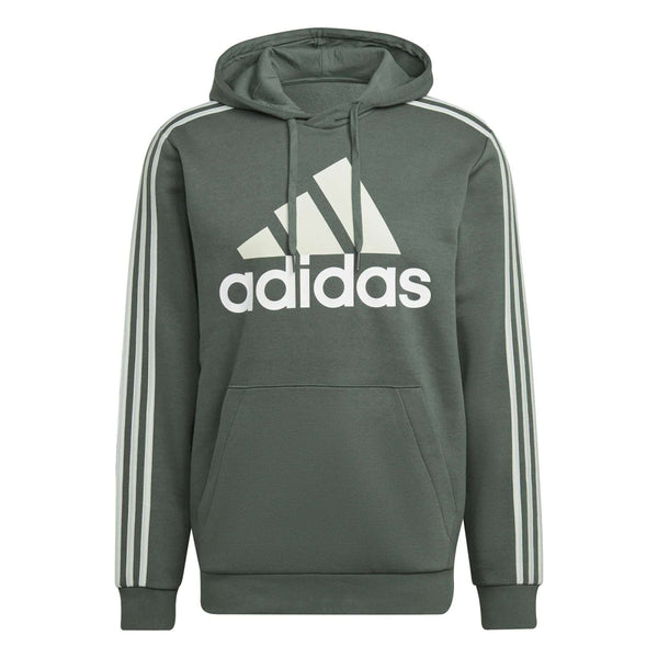 adidas MEN'S ESSENTIALS FLEECE 3-STRIPES LOGO HOODIE