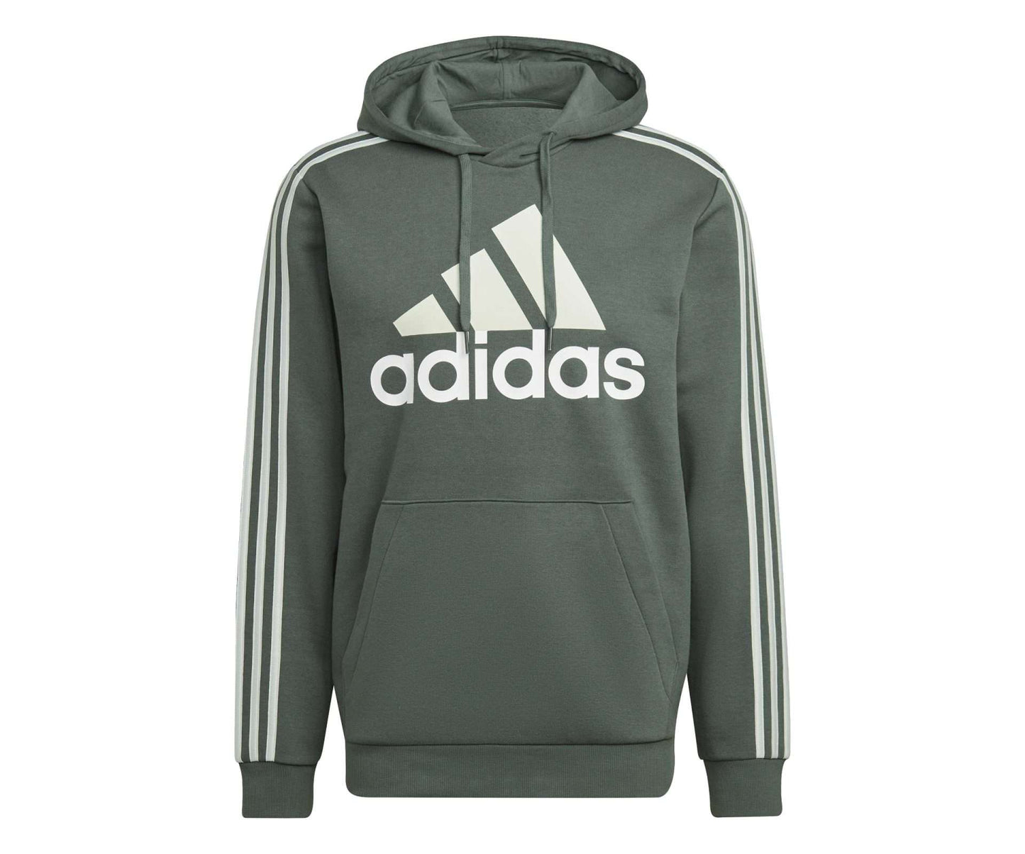 adidas MEN'S ESSENTIALS FLEECE 3-STRIPES LOGO HOODIE