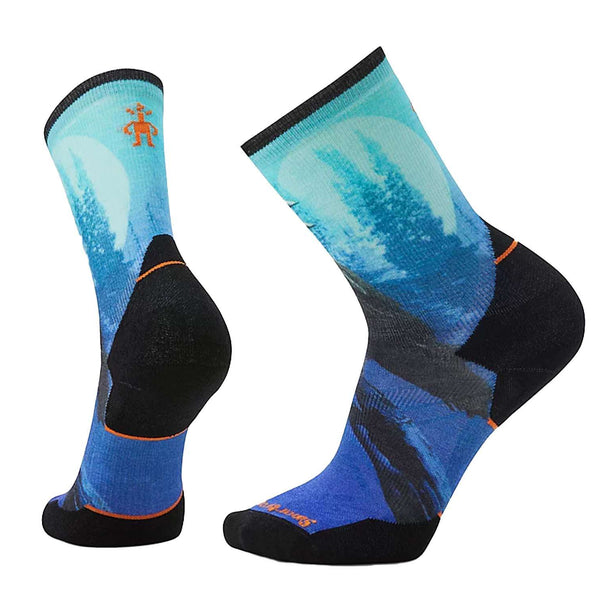 Smartwool Athlete Edition Run Raven Print Crew Socks