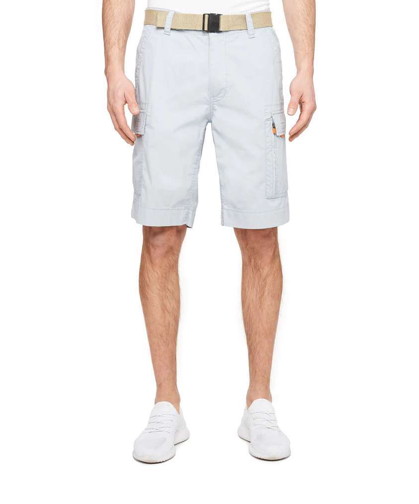 WearFirst Men's Roam Stretch Cotton Belted Shorts