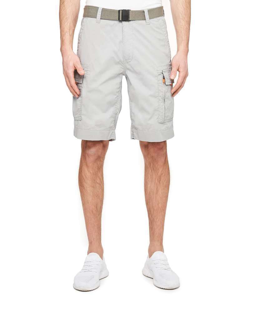 WearFirst Men's Roam Stretch Cotton Belted Shorts