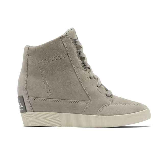 SOREL WOMEN'S OUT N ABOUT WEDGE BOOTIE - Dove, Quarry