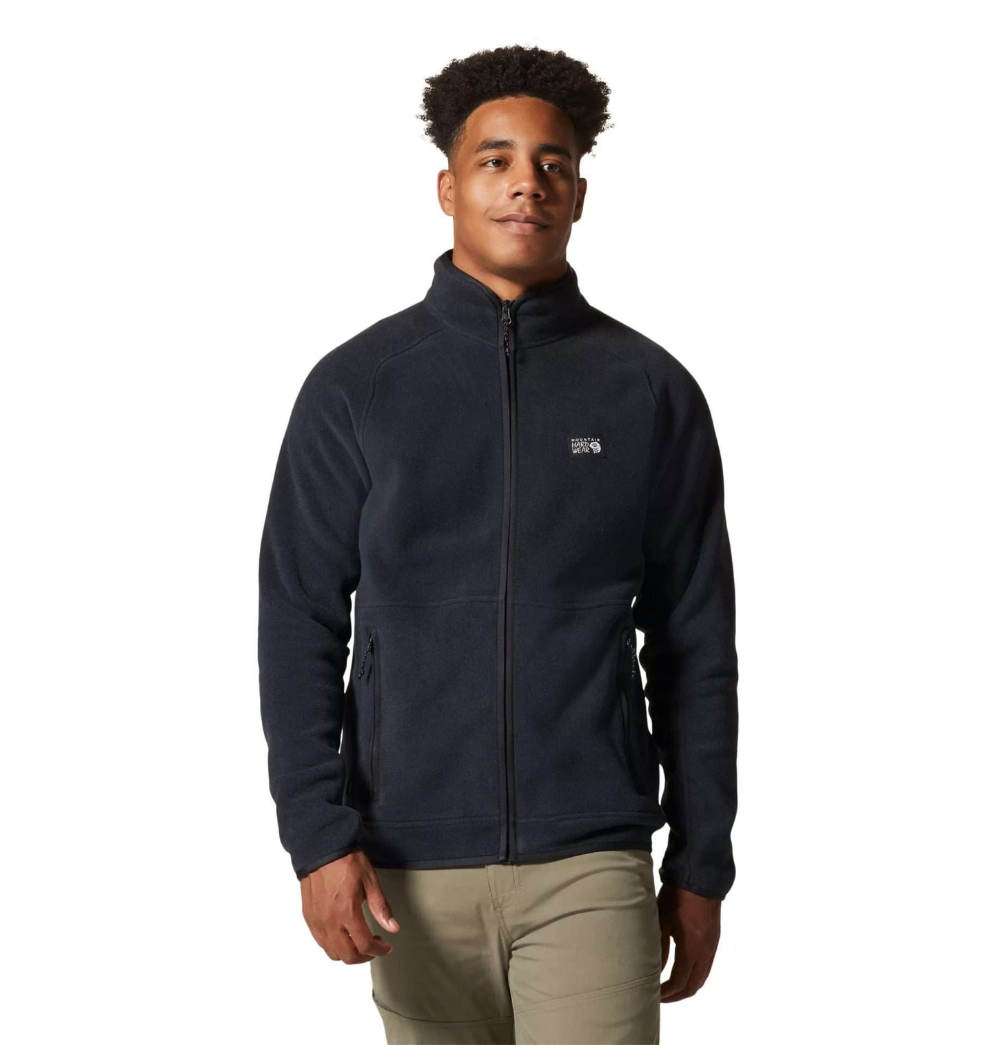 Mountain Hardwear Men's Polartec® Double Brushed Full Zip Jacket - Black
