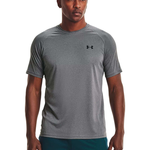 Under Armour Men's UA Velocity Short Sleeve - Pitch Gray Light Heather / Black