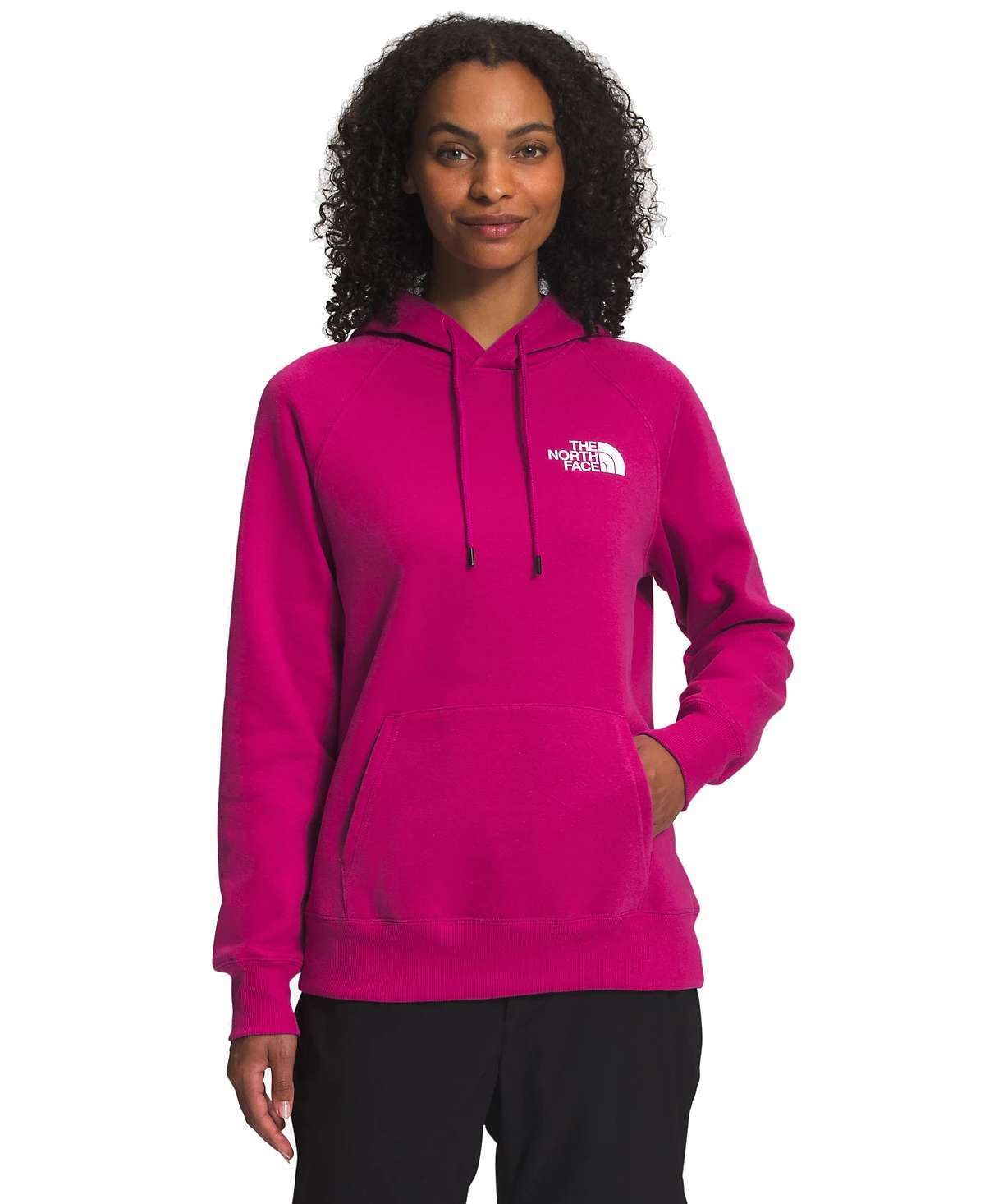 The North Face Women’s Geo NSE Hoodie - Fuschia Pink/Ponderosa Green