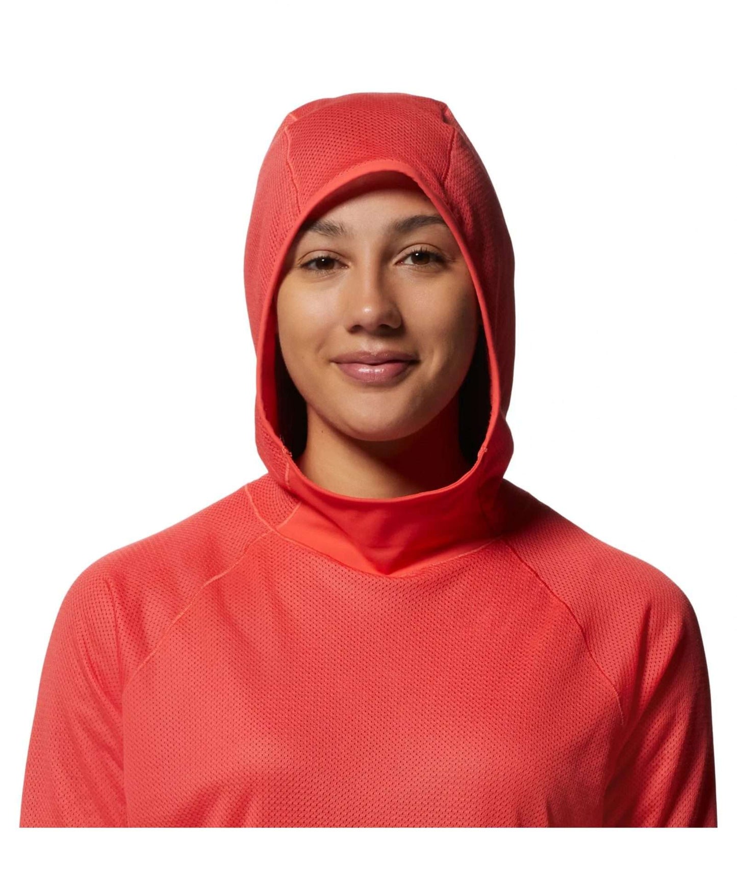 Mountain Hardwear Women's Airmesh hoodie - Solar Pink