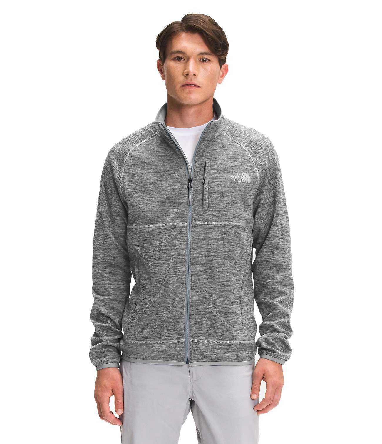 The North Face Men’s Canyonlands Full-Zip Jacket - TNF Medium Grey Heather