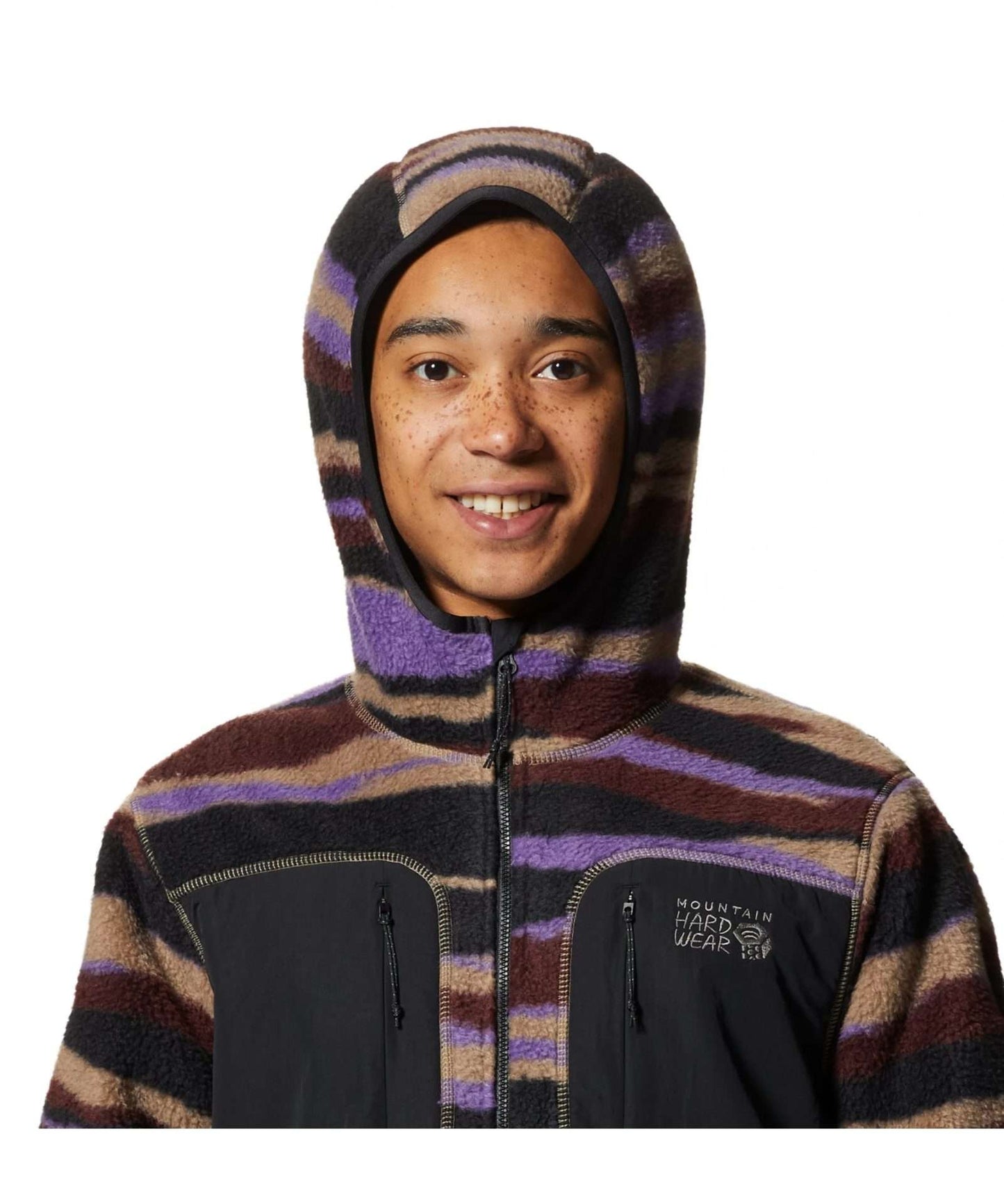 Mountain Hardwear Men's HiCamp Fleece Hoody - Trail Dust Landscape