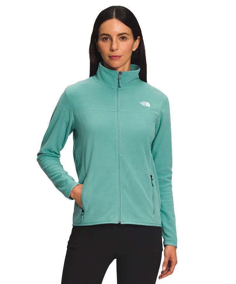 The North Face Women's TKA Glacier Full-Zip Jacket - Wasabi