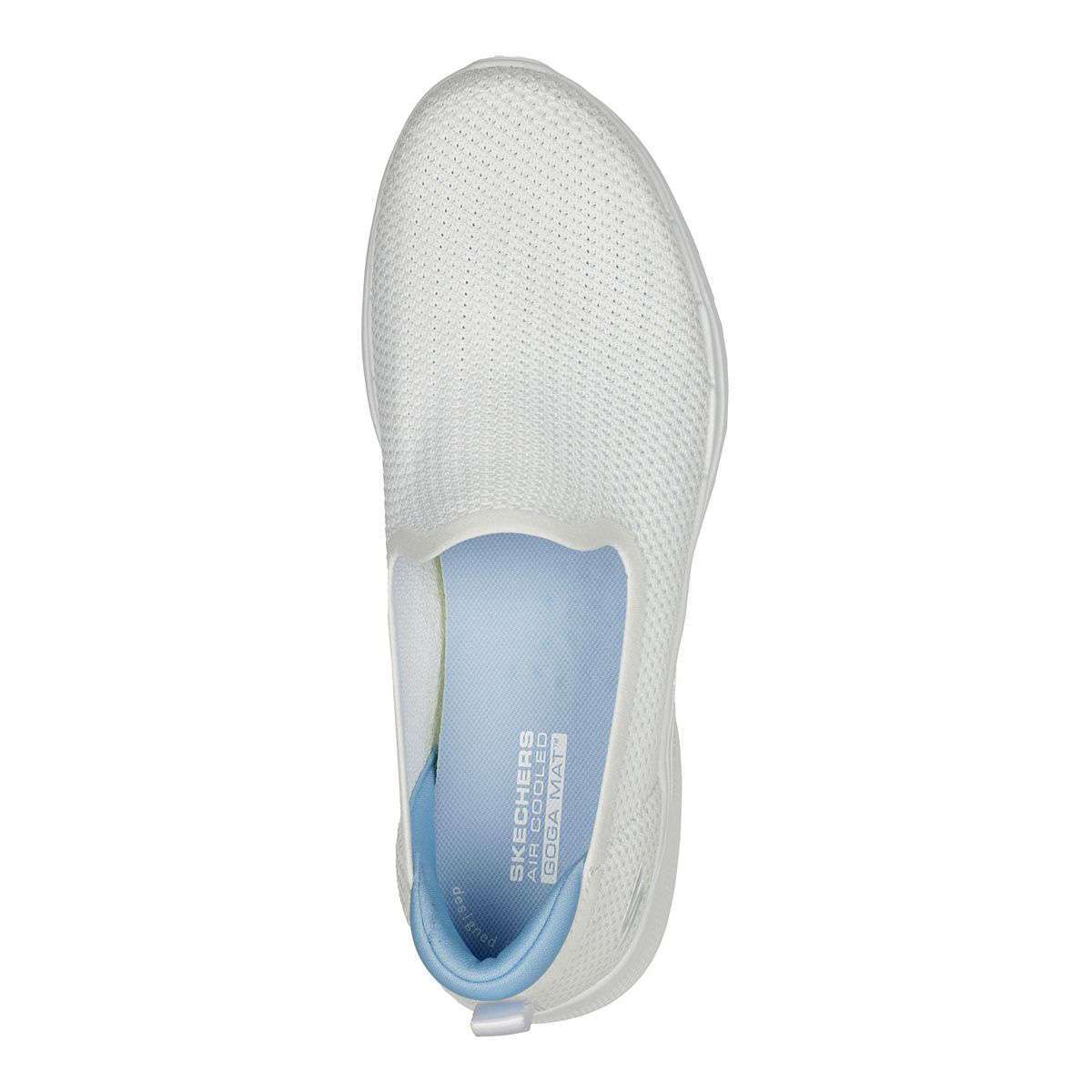 Skechers Women's GOwalk 6 Clear Virtue Slip-On Shoes 124505WBL