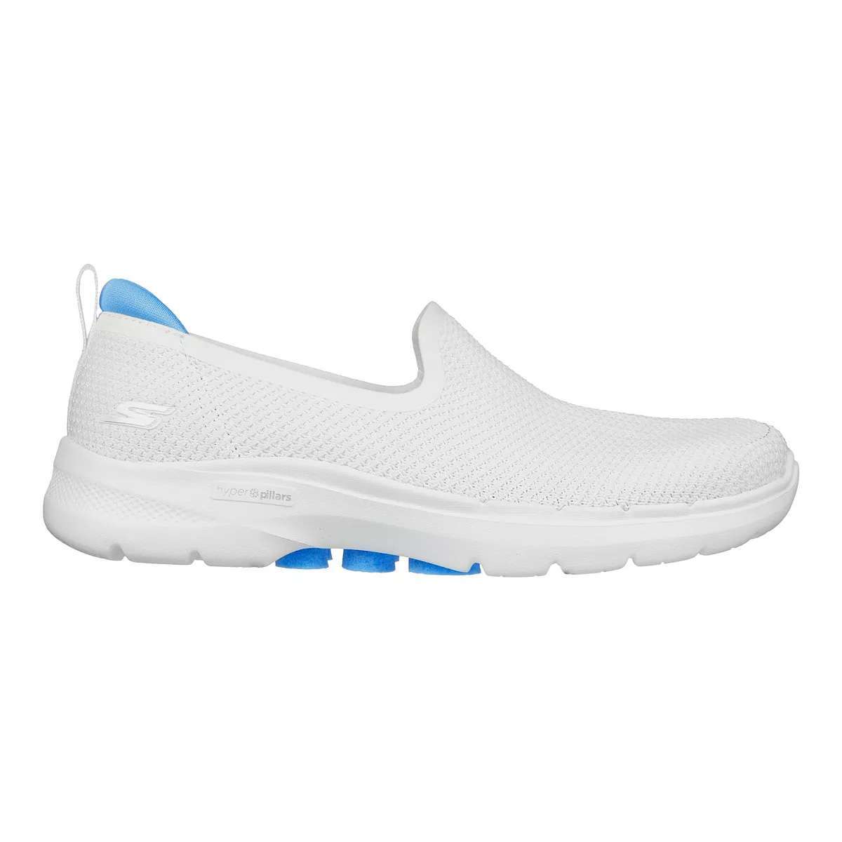 Skechers Women's GOwalk 6 Clear Virtue Slip-On Shoes 124505WBL