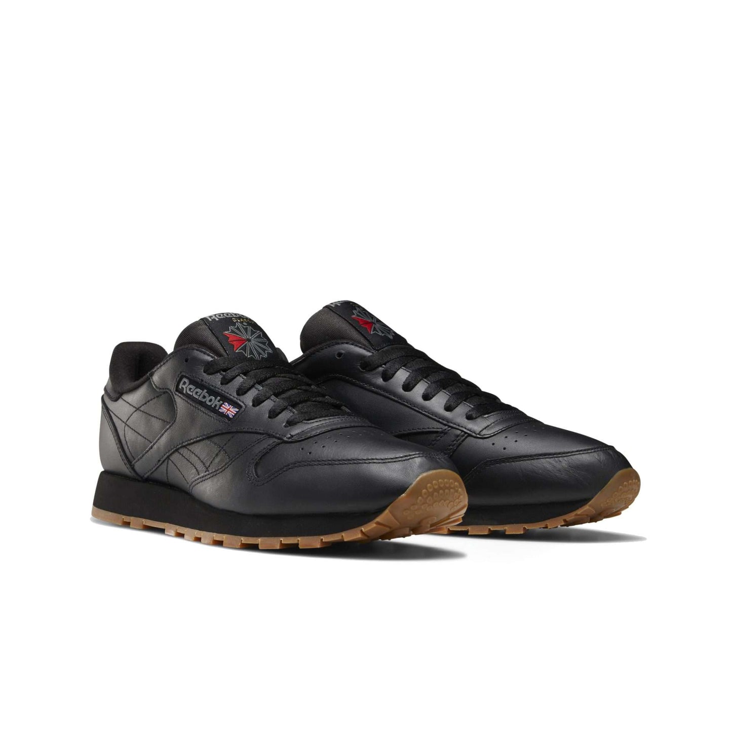 Reebok Men's Classic Leather Shoes,49798,Black/Gum