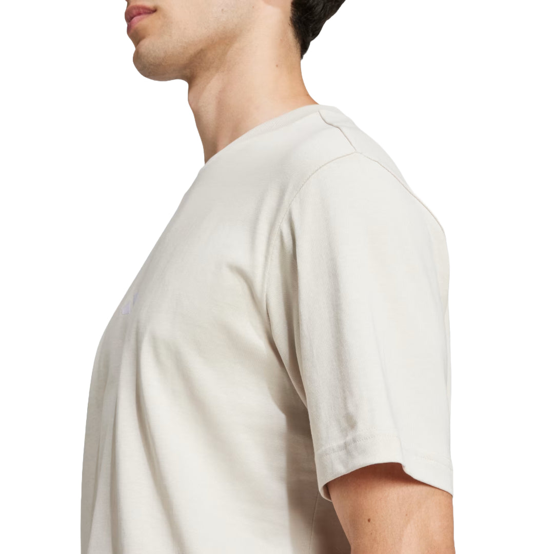 adidas Men's Essentials Small Logo Single Jersey Tee image 4