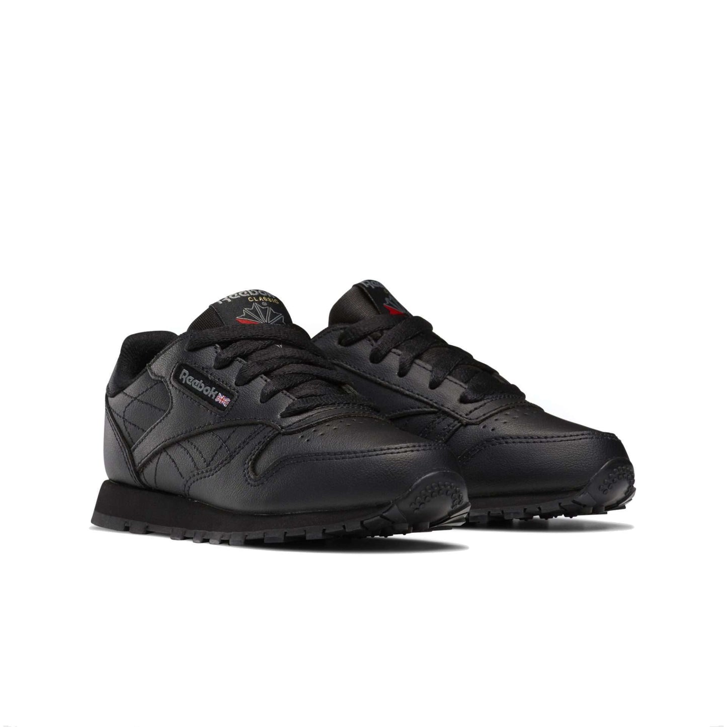 Reebok Kid's(Little Kids) Classic Leather Shoes,50169,Black
