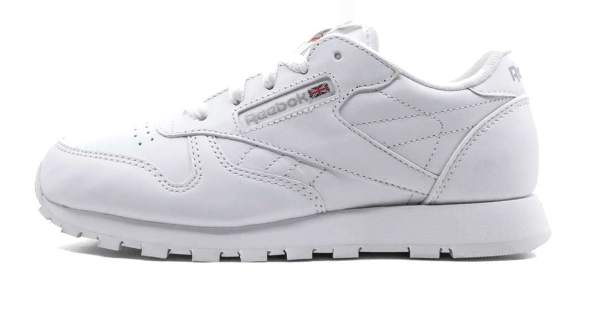 Reebok Kid's(Little Kids) Classic Leather Shoes,50171,White
