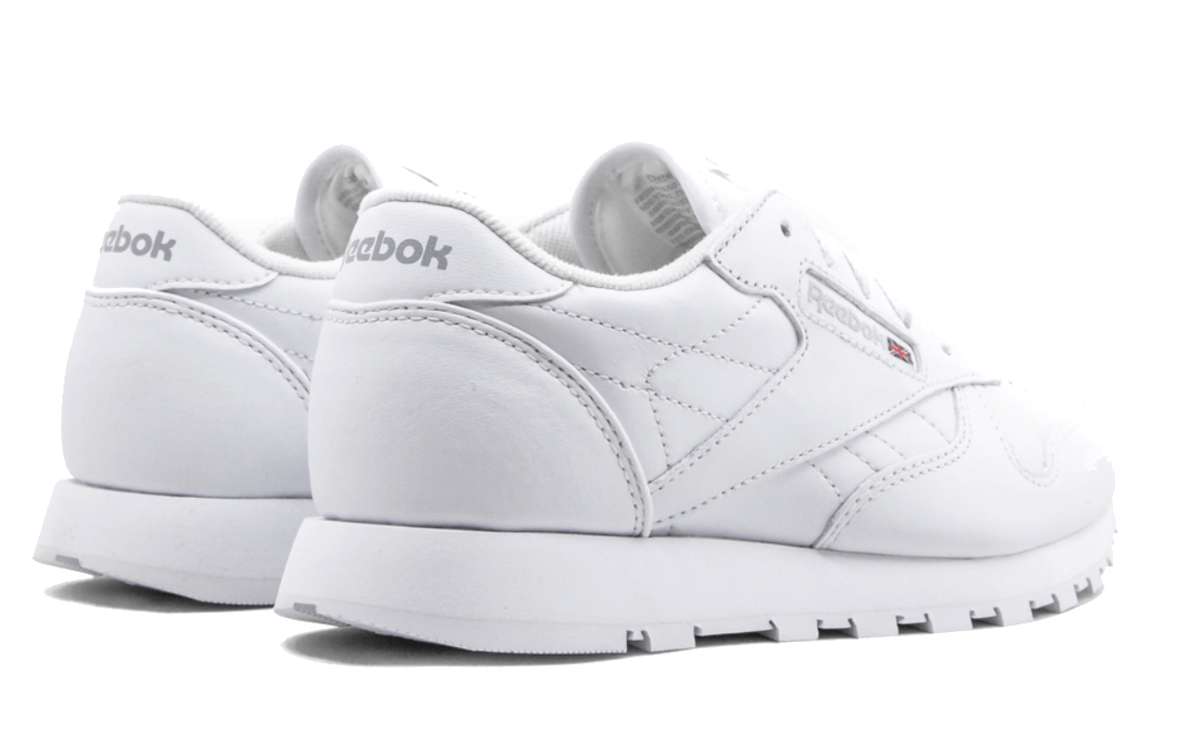 Reebok Kid's(Little Kids) Classic Leather Shoes,50171,White