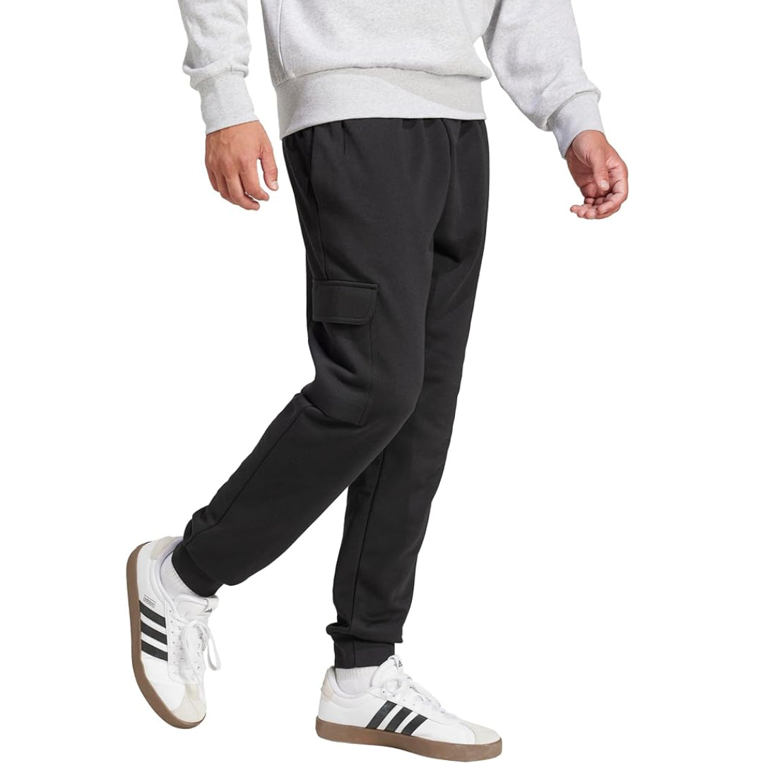 adidas Men's Essentials Feel Cozy Fleece Cargo Pants image 1