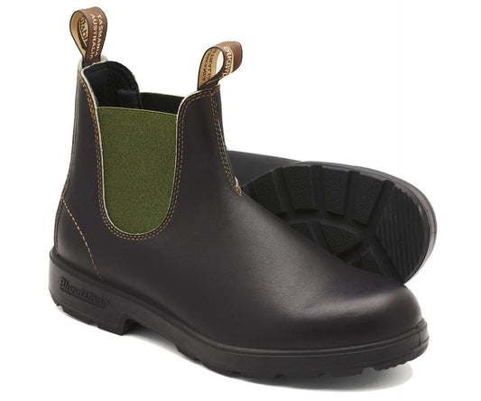 Blundstone 519 Men's Original Chelsea Boots Brown/Olive