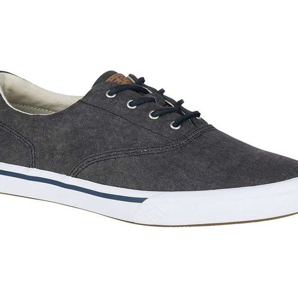 Sperry Men's Striper II Salt Washed CVO Sneaker Blk STS16795