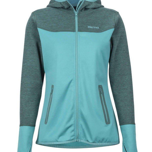 Marmot Women's Sirona Hoodie #89170 Patina Green/Mallard Green