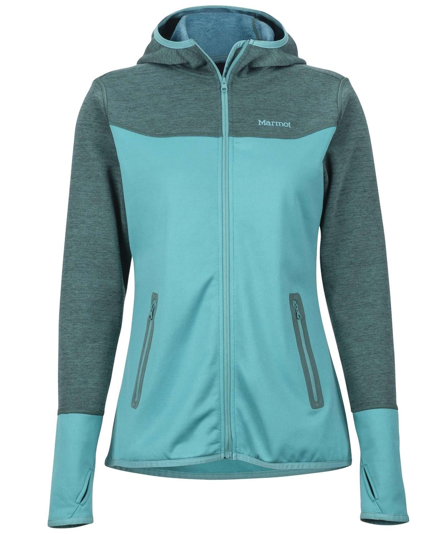Marmot Women's Sirona Hoodie #89170 Patina Green/Mallard Green
