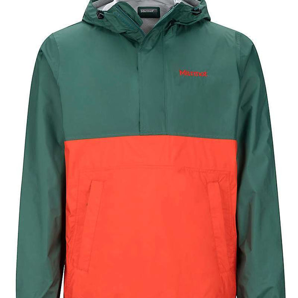 Marmot PreCip Anorak #43860 Mallard Green/Mars Orange