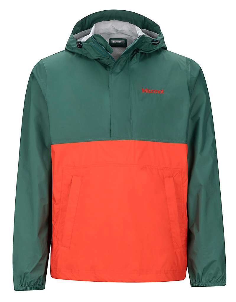 Marmot PreCip Anorak #43860 Mallard Green/Mars Orange
