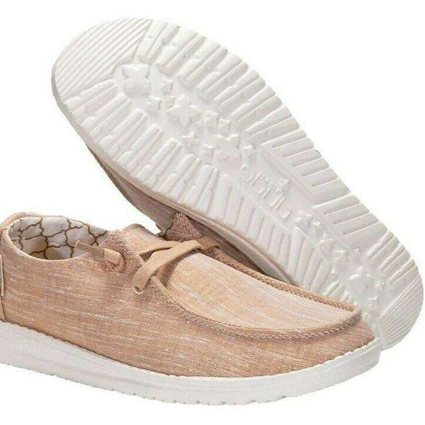 Hey Dude Women's Wendy Sparkling Rose Gold Shoes 121415016