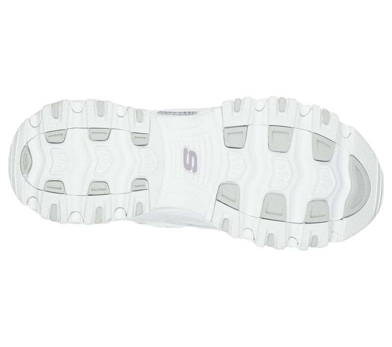 Skechers D'lites Fresh Start White Silver 11931