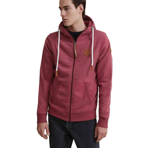 Wanakome Men's Zeus Zip Hoodie , 603 ,Rhubarb