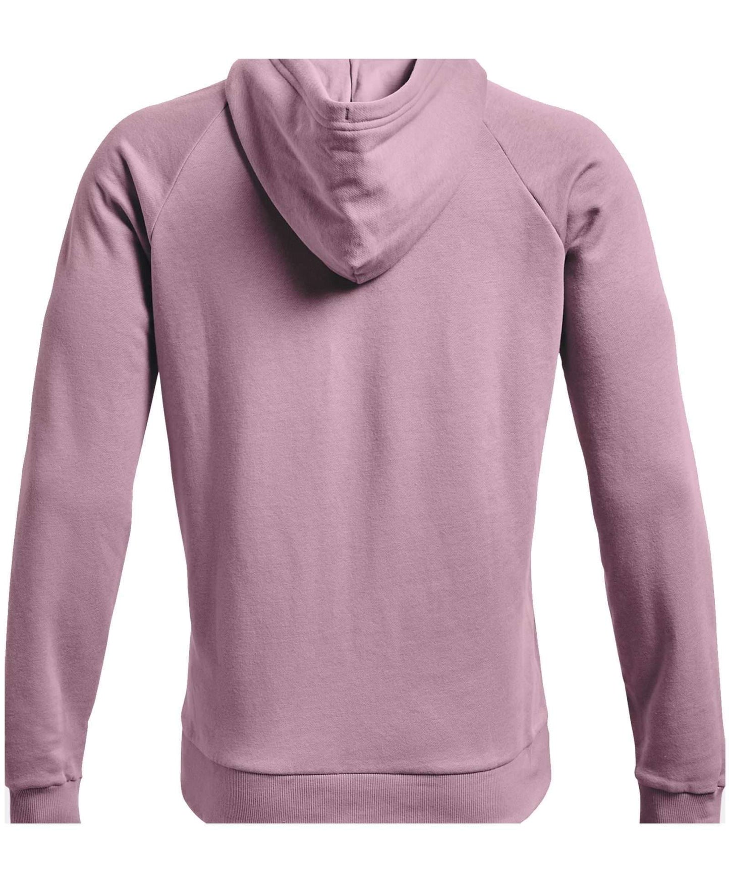Under Armour Men's UA Rival Fleece Big Logo Hoodie 1357093-698 Mauve Pink / Black