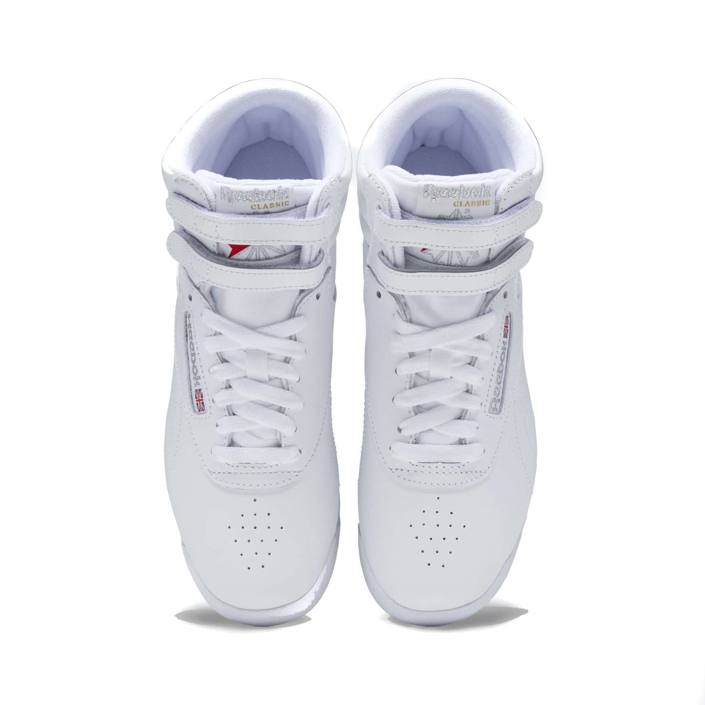 Reebok Women's Freestyle Hi Shoes,70,White / Silver