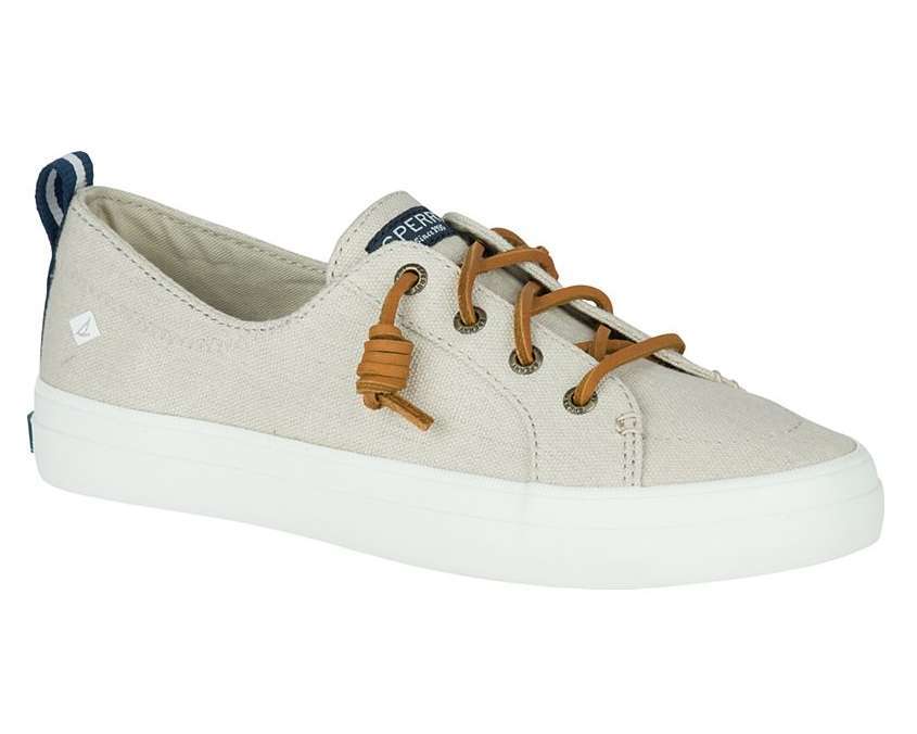 Sperry Women's Crest Vibe Linen #STS98644 Oat