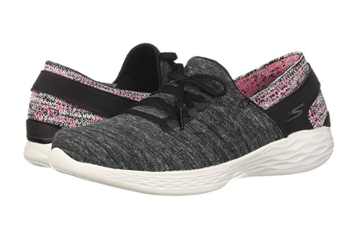 Skechers Women's You-Attract Sneaker#15809BK/PINK