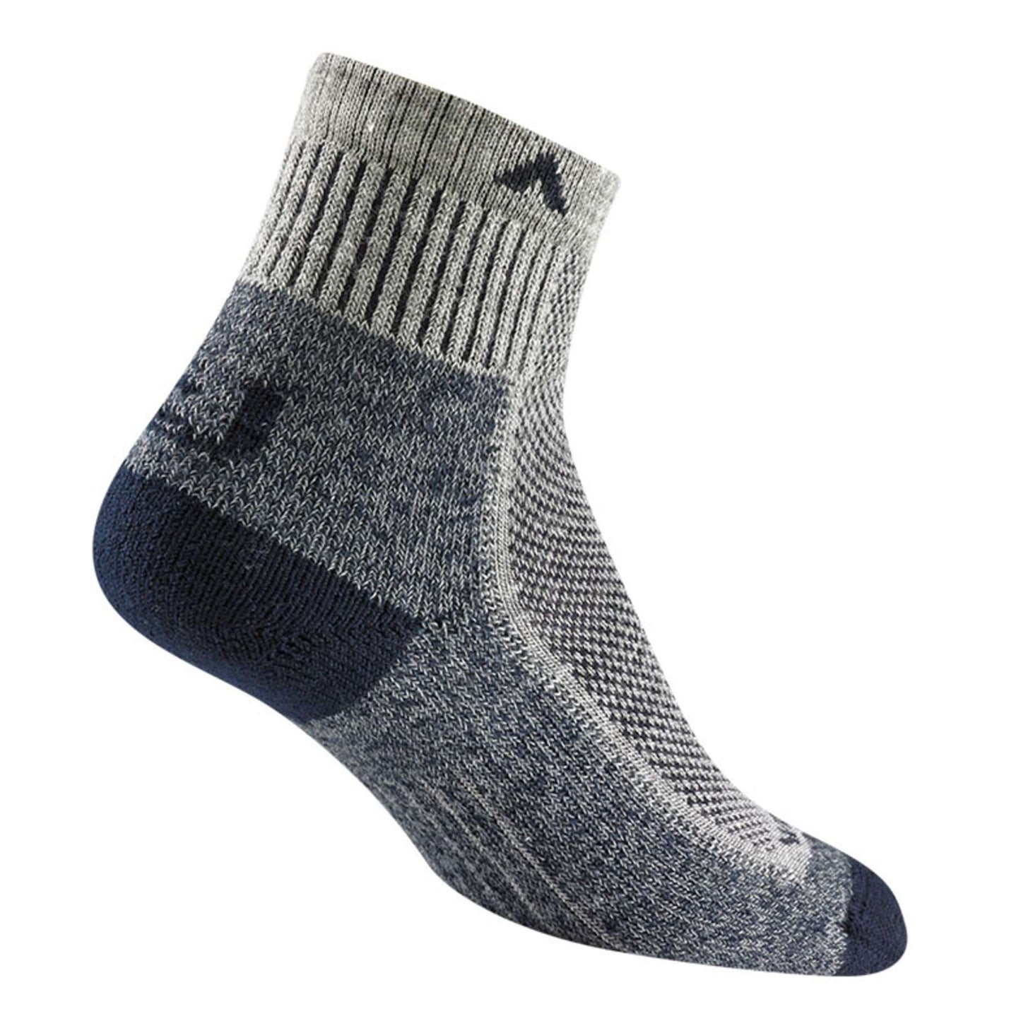 WIGWAM Lite Hiker Quarter Socks F6066-930 Grey/Navy