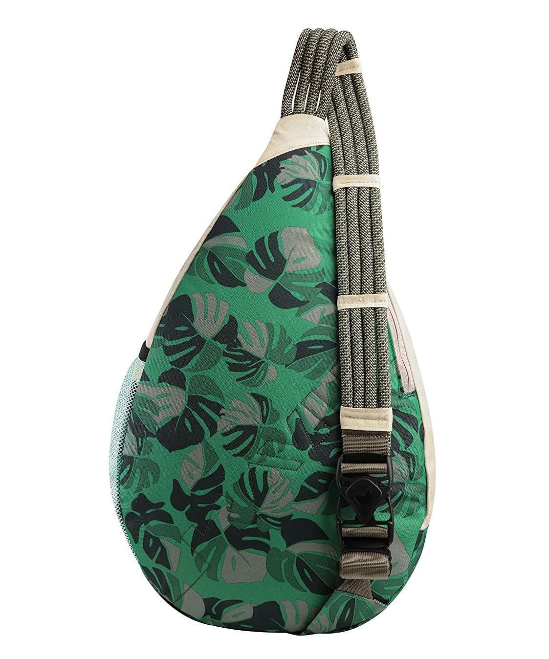 KAVU Paxton Pack Sling Bag 870-1647 Monstera Garden