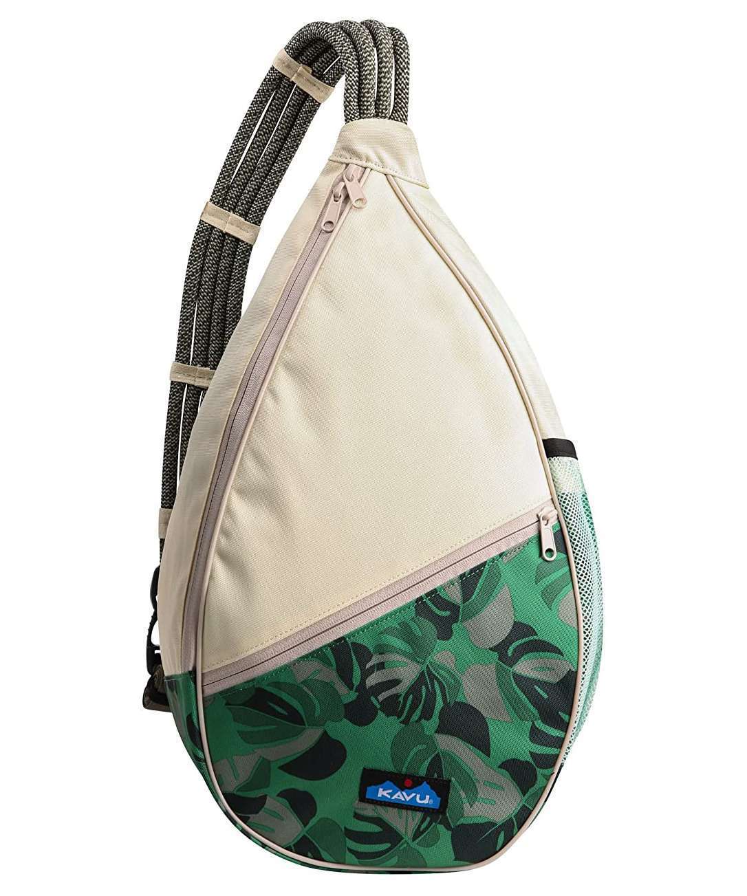 KAVU Paxton Pack Sling Bag 870-1647 Monstera Garden