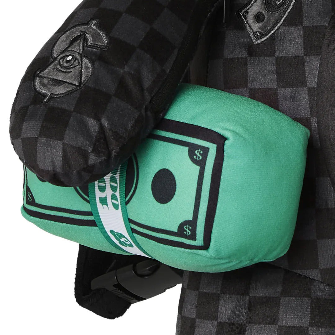 Sprayground UNFINISHED CHECK TEDDY MONEY BEAR image 4