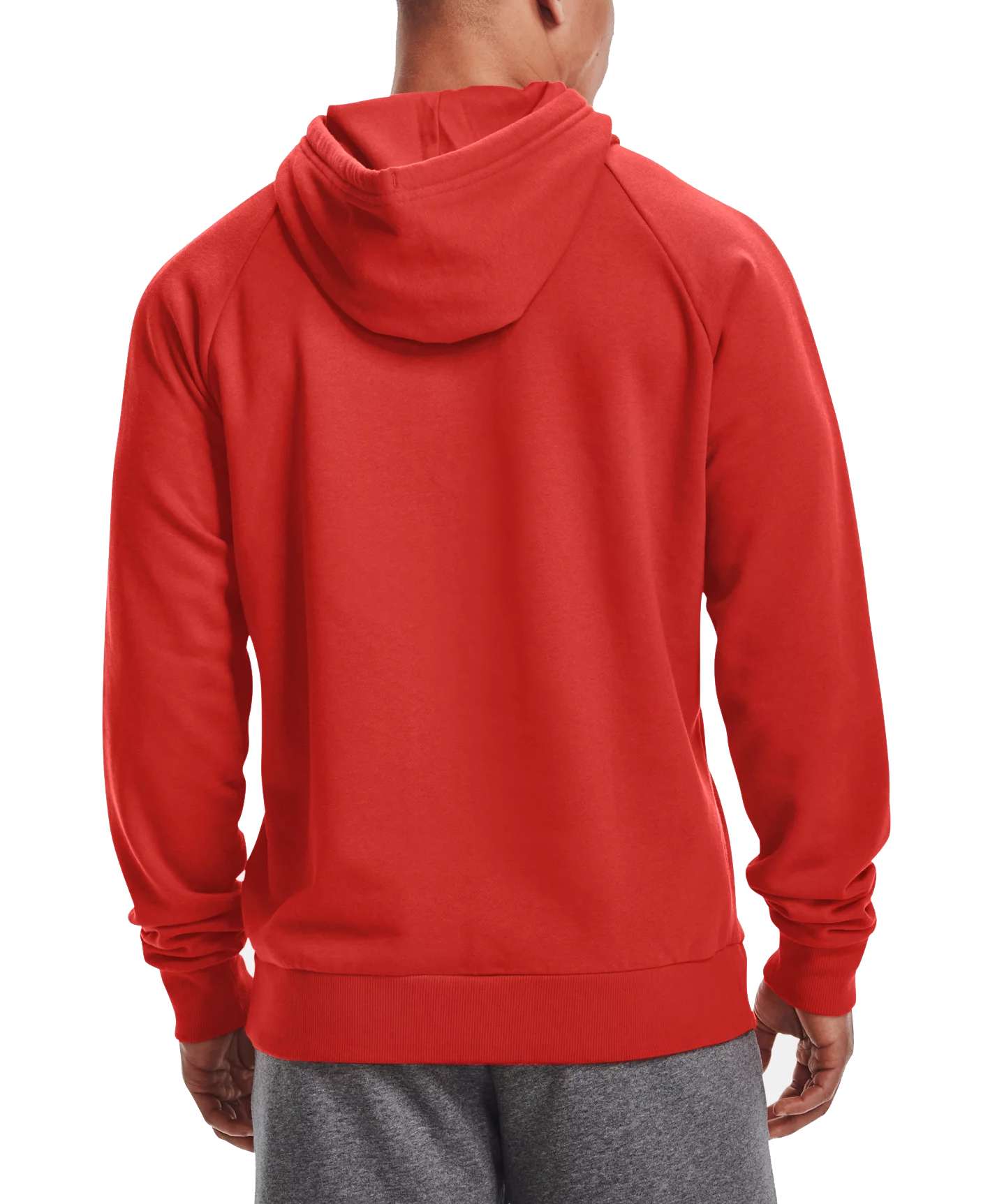 Under Armour Men's UA Rival Fleece Big Logo Hoodie 1357093-839 Radiant Red / Black