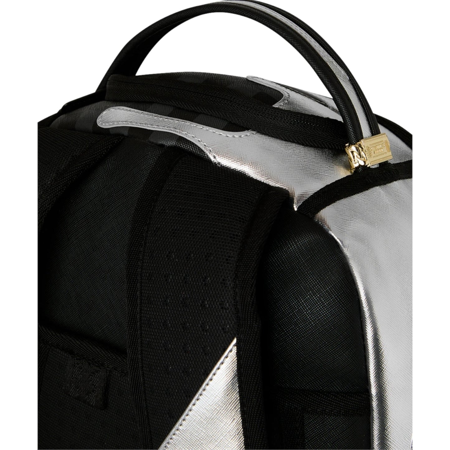 Sprayground Silver side Drip Black Check DLXSV