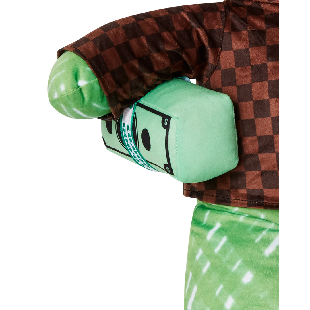 Sprayground Sharks In Paris Fade Away Hoodie Moneybear Teddybear Backpack in a stylish design, featuring a blend of hoodie and moneybear aesthetics with a unique fade-away pattern.