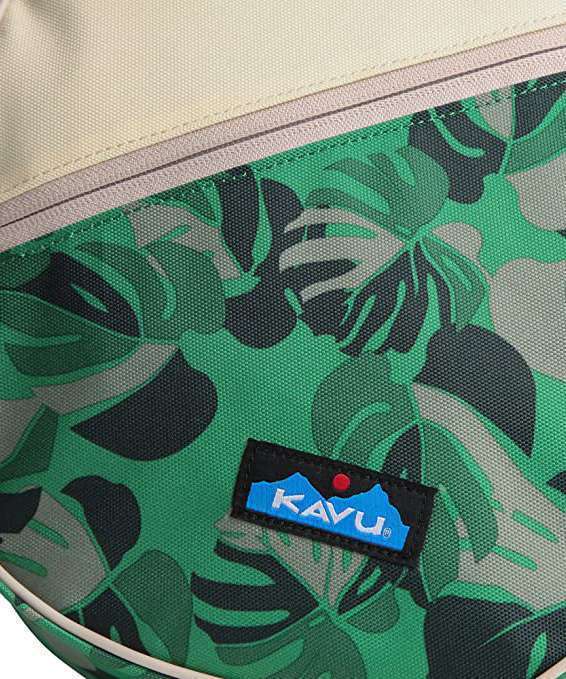 KAVU Paxton Pack Sling Bag 870-1647 Monstera Garden